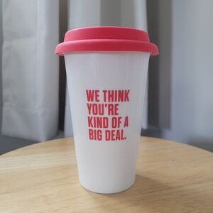 LAST DAY 1/31/25‼️ Ceramic Travel Mug with Silicone Lid